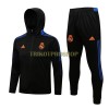 Real Madrid Hooded Trainingsjacke 2022-23 Schwarz Blau Für Herren